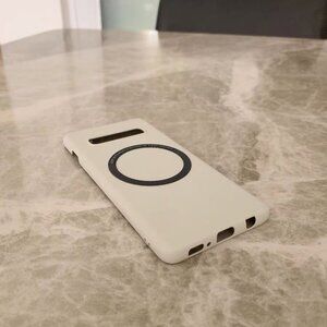 Minimal Sand Texture Case for Samsung S10 (White)